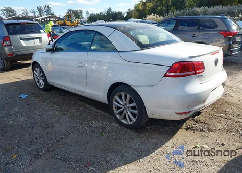 2012 Volkswagen Eos Komfort from USA, damaged, VIN WVWBW7AH7CV005448
